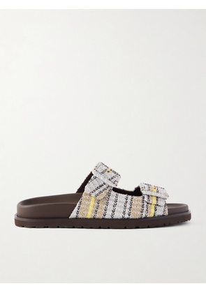 Missoni - Clea Striped Woven Sandals - Yellow - IT36,IT37,IT38,IT39,IT40,IT41