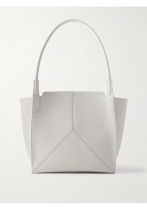 Victoria Beckham - The Victoria Soft Mini Metallic Leather Tote - Silver - One size