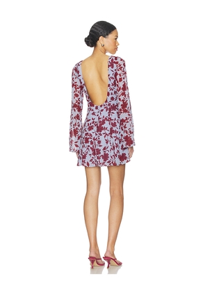 Stone Cold Fox x REVOLVE Jenna Mini Dress in Red,Slate. Size L. Also in M, S, XL, XS, XXS.