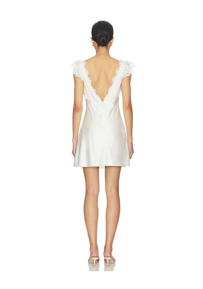 Stone Cold Fox x REVOLVE Carmela Mini Dress in Ivory. Size L. Also in M, S, XS.
