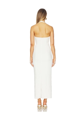 Stone Cold Fox x REVOLVE Bonnie Midi Dress in Ivory. Size L. Also in S, M.