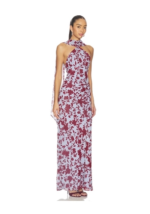 Stone Cold Fox x REVOLVE Avery Gown in Blue,Red. Size L. Also in M, S, XL, XXS.