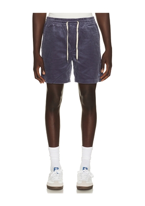 Polo Ralph Lauren 8 Wale Soft Fade Corduroy Pull On Prepster Short 6 in Navy. Size L. Also in M, S, XL/1X, XXL/2X.