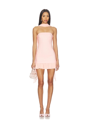 Stone Cold Fox x REVOLVE Alice Mini Dress in Peach. Size L. Also in M, S, XL, XS, XXS.