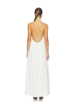 Stone Cold Fox x REVOLVE Abigail Maxi Dress in White. Size L. Also in S, M, XL.