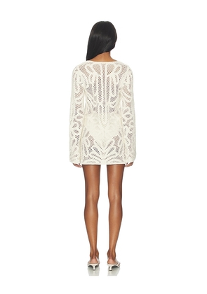 Show Me Your Mumu x REVOLVE Anywhere Mini Dress in Ivory. Size L. Also in M, XL.