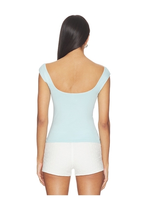 RAT BOI Romantic Top in Baby Blue. Size L. Also in XS, M, XXL.