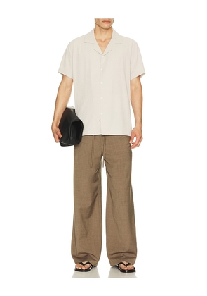 Rails Amalfi Camp Collared Shirt in Grey. Size L. Also in S, M, XL/1X.