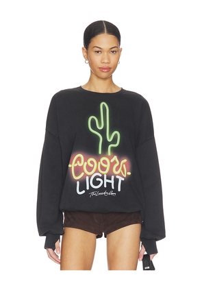 The Laundry Room Coors Light Neon Cactus Jumper in Black. Size L. Also in M, S, XL, XS.
