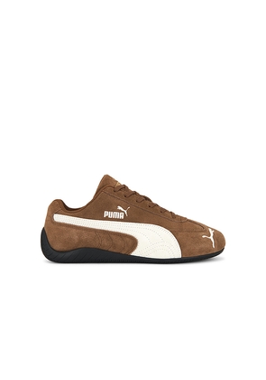 Puma Select Speedcat OG Sneaker in Brown. Size M13. Also in M10 / W11.5, M10.5 / W12, M11 / W12.5, M11.5 / W13, M12 / W13.5, M14, M7.5 / W9, M8 / W9.5