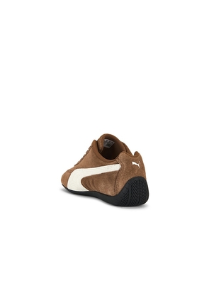 Puma Select Speedcat OG Sneaker in Brown. Size M13. Also in M10 / W11.5, M10.5 / W12, M11 / W12.5, M11.5 / W13, M12 / W13.5, M14, M9 / W10.5, M9.5 / W