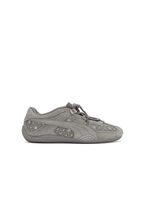 Puma Select Speedcat Go Bejewelled Sneaker in Grey. Size 10. Also in 6, 6.5, 7, 7.5, 8, 8.5, 9.
