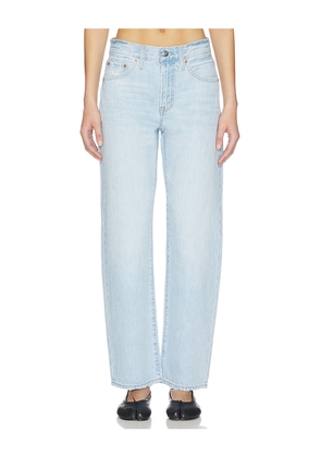 PISTOLA Lexi Super High Rise Straight Jeans in Blue. Size 23. Also in 24, 25, 26, 27, 28, 29, 30, 31, 32, 33.