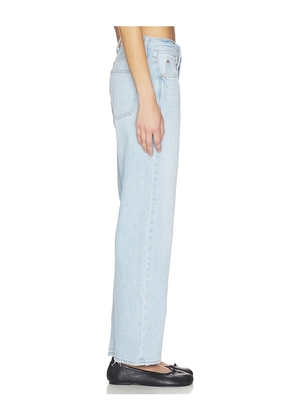 PISTOLA Lexi Mid Rise Bowed Straight Jeans in Blue. Size 23. Also in 24, 25, 26, 27, 28, 29, 30, 32, 33.