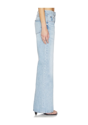PISTOLA Larsen Relaxed Flare Jeans in Blue. Size 23. Also in 25, 26, 29, 30.