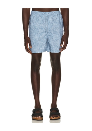 Rails La Brea Swim Trunks in Blue. Size L. Also in M, S, XL/1X.