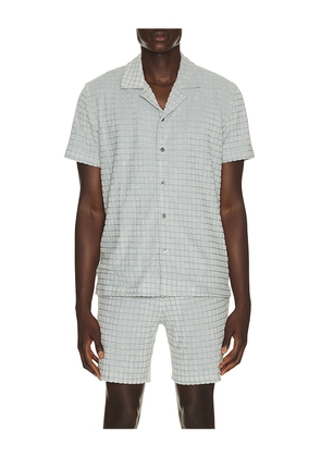 Rails Maverick Camp Collared Shirt in Slate. Size L. Also in M, S, XL/1X.