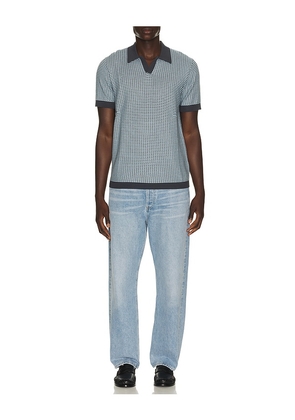 Rails Hayden Polo Shirt in Blue. Size L. Also in S, M, XL/1X.
