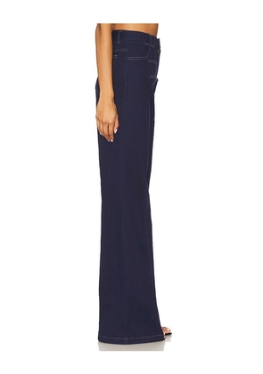 SAU LEE Dylan Denim Pant in Blue. Size 10. Also in 0, 2, 4, 6, 8.