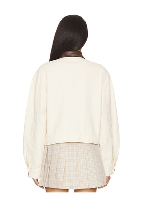 superdown Madrigal Jacket in Cream. Size L. Also in XL.