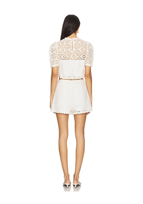 SAYLOR Morgana Set in Ivory. Size S. Also in XS.