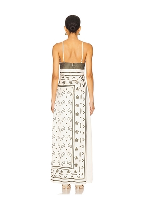 SNDYS Silas Maxi Dress in Ivory. Size XS. Also in XXS.