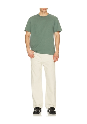 Vince Garment Dye Short Sleeve Tee in Green. Size L. Also in S, M, XL/1X, XXL/2X.