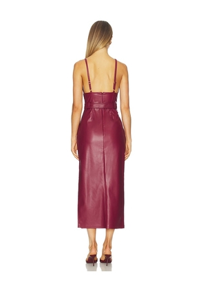 Steve Madden Kailey Dress in Burgundy. Size 4. Also in 2, 6, 8.
