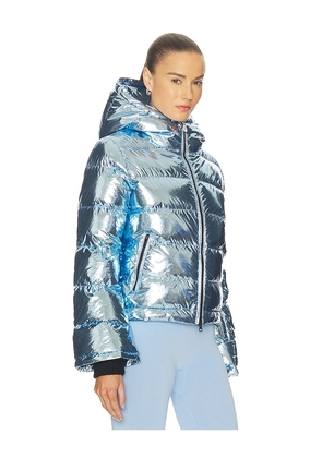 Perfect Moment Polar Flare Ski Jacket II in Blue. Size M. Also in XS, S, L.