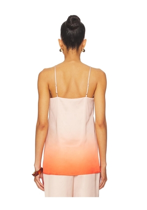 SNDYS Amaya Long Line Top in Peach. Size L. Also in XS.