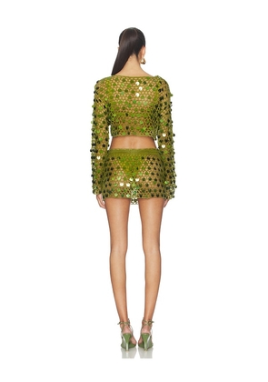 superdown Coralie Skirt Set in Green. Size L. Also in XS, S, M.