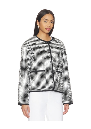 Sanctuary Rec Jacket in Black,White. Size L. Also in S, XS, M, XL.