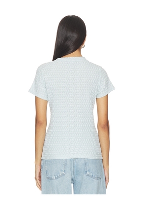 Sanctuary Pucker Up Perfect Tee in Baby Blue. Size L. Also in S, XS, M, XL.