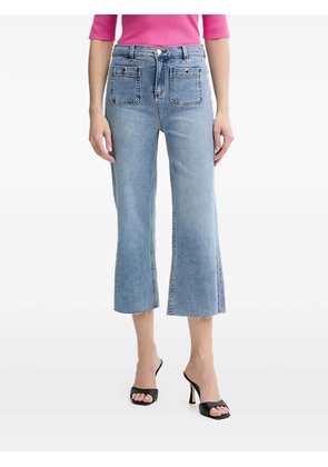 Morgan Pclic pockets cropped jeans - Blue