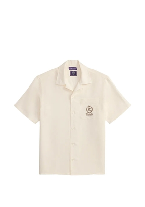 Ralph Lauren Purple Label Archer Ss Spt logo pocket shirt - Neutrals