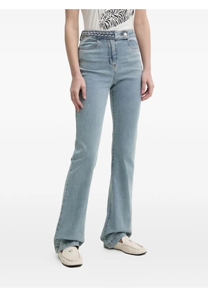 Morgan braid flared jeans - Blue