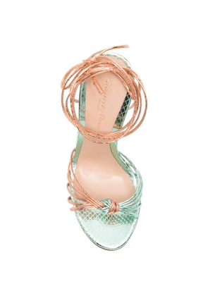 Gianvito Rossi Ricaye round-toe sandals - Green