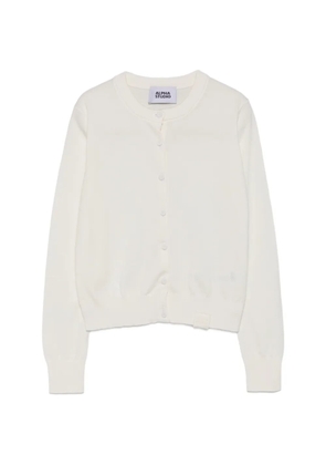 ALPHA STUDIO buttoned cardigan - White