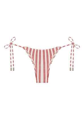 Lenny Niemeyer striped tie-side bikini bottoms - White