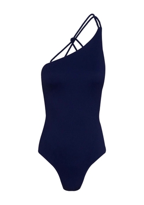 Lenny Niemeyer one-shoulder cord swimsuit - Blue