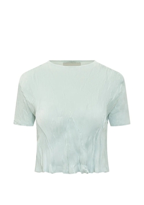 Gongdid Design GD172 wavy cropped top - Green