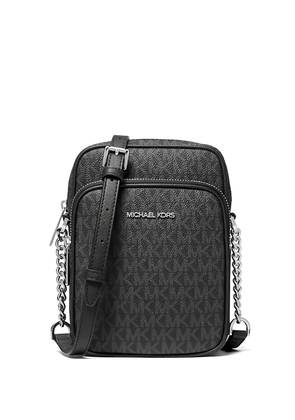 Michael Kors medium Jet Set Travel patterned cross body bag - Black