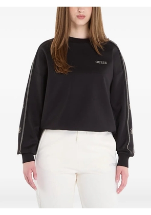 GUESS USA logo-embellishment sweatshirt - Black