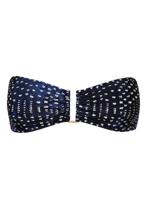 Lenny Niemeyer bandeau bikini top - Blue