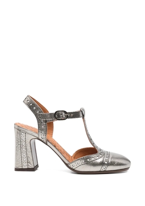 Chie Mihara T-bar mules - Silver