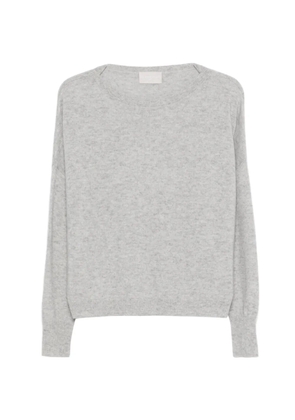 Hemisphere boat-neck sweater - Grey