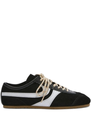 DRIES VAN NOTEN suede stripe sneakers - Black