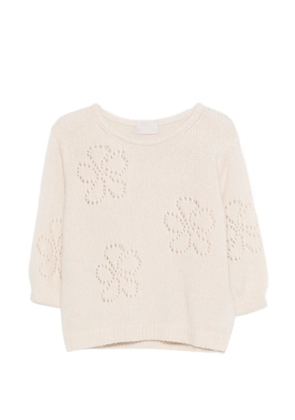 Hemisphere floral sweater - Neutrals