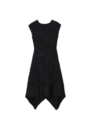 3.1 Phillip Lim floral asymmetrical midi dress - Black