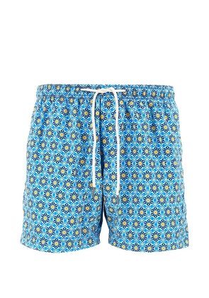 PENINSULA SWIMWEAR patterned swim shorts - Blue